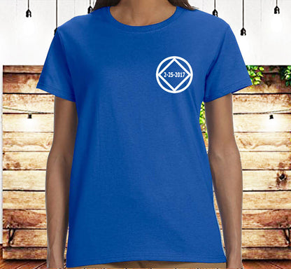 NA Chest Area Clean Date Custom Tee