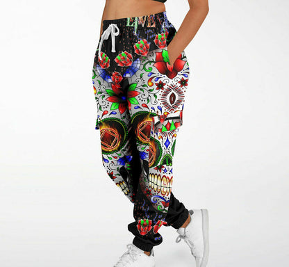 NA Sugar Skull AOP Sweat Pants