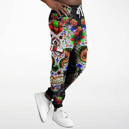 NA Sugar Skull AOP Sweat Pants
