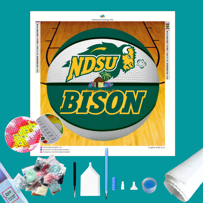 NDSU Basketball Diamond Painting