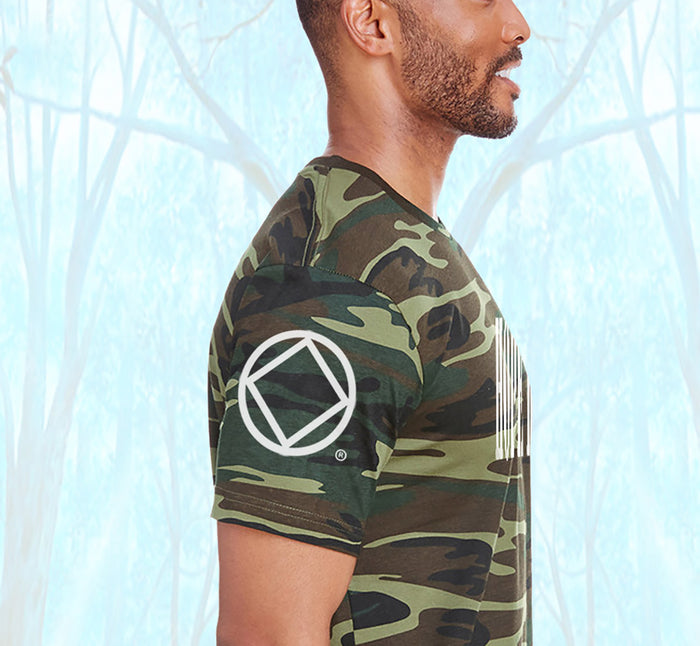 No Matter What Camo Style Tee - CLEARANCE