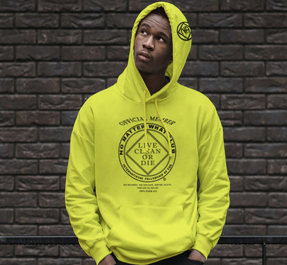 No Matter What Yellow Pullover Hoodie