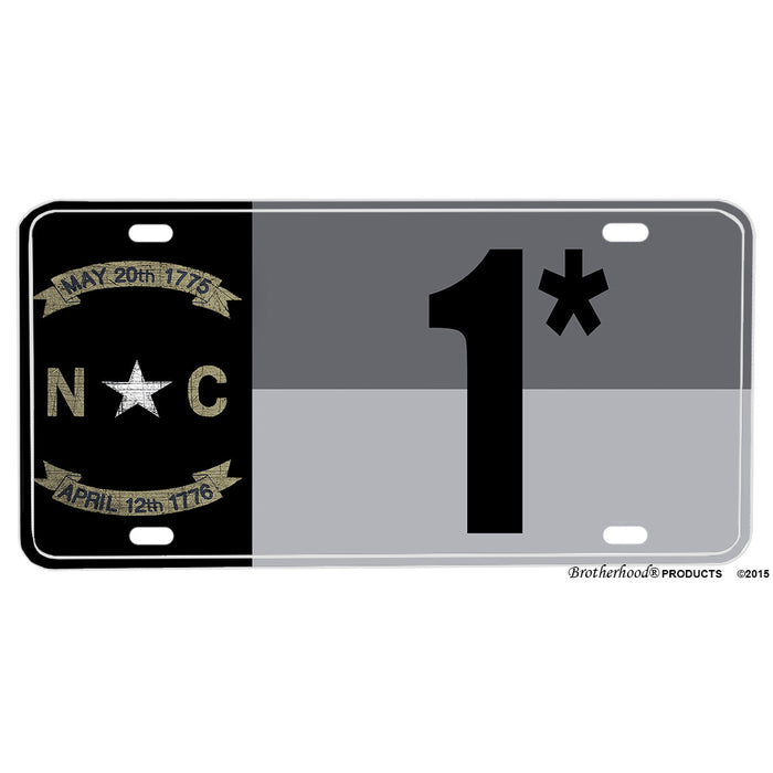 North Carolina One Ass To Risk 1* License Plate