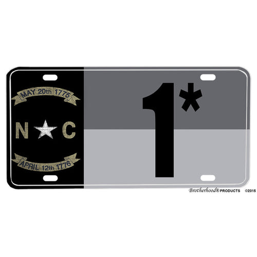 North Carolina One Ass To Risk 1* License Plate