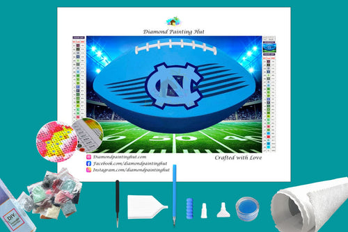 North Carolina Tar Heels Diamond Painting-Diamond Painting Hut