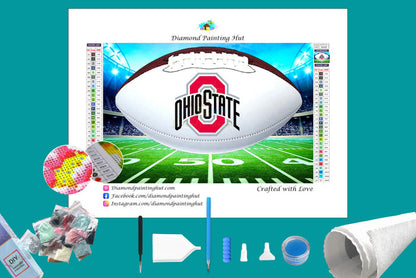 Ohio State Football Diamond Painting-Diamond Painting Hut