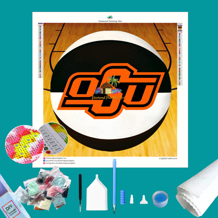 Oklahoma State Basketball Diamond Painting