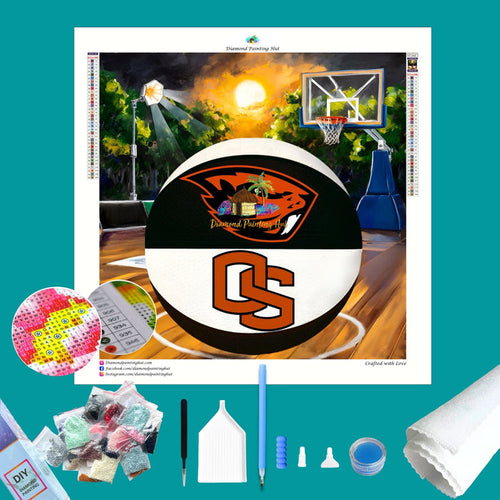 Oregon State Basketball Diamond Painting