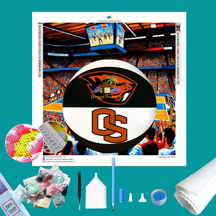 Oregon State Basketball Diamond Painting