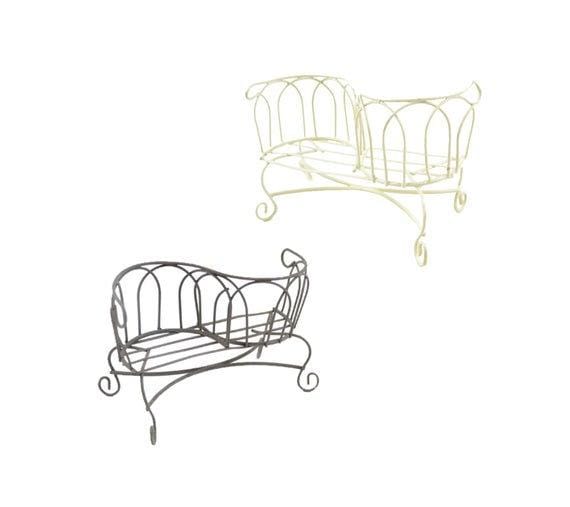 Outdoor Garden Tete-A-Tete Bench