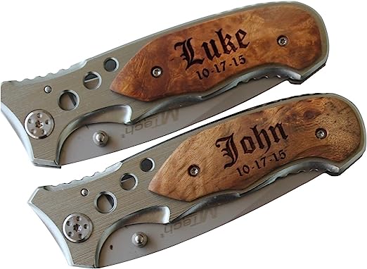 Personalized Laser Engraved Pocket Knife