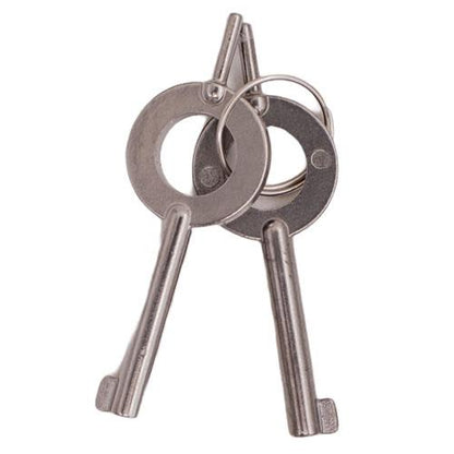 Pink Hinged Solid Steel Handcuffs - AnyTime Blades