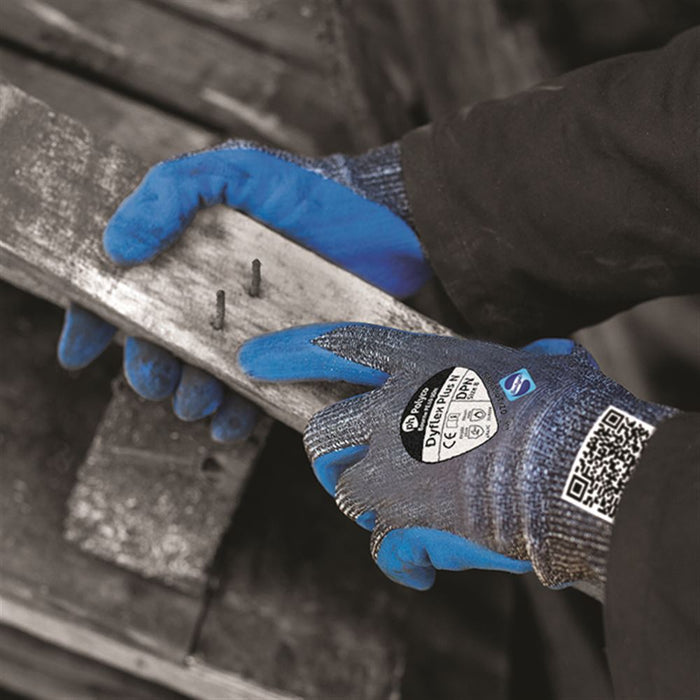 Polyco Dyflex Plus DPN Cut C Foamed Nitrile Coated Work Gloves - 13g - SIZE 8