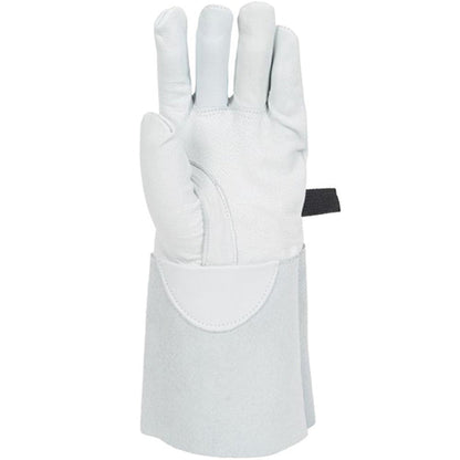 Polyco SuperGlove RE-PRO Leather Volt Protector Gauntlet with Buckle - Worn Over Electricians Gloves