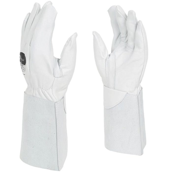 Polyco SuperGlove RE-PRO/NB Leather Volt Protector Gauntlet - Worn Over Electricians Gloves