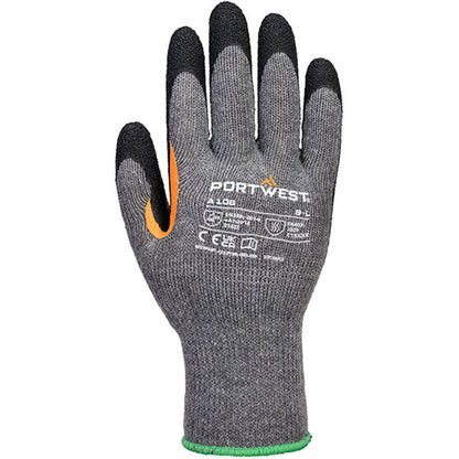 Portwest A106 Reinforced Thumb Glove with Latex Coating 10g Multipack (Pack 12)