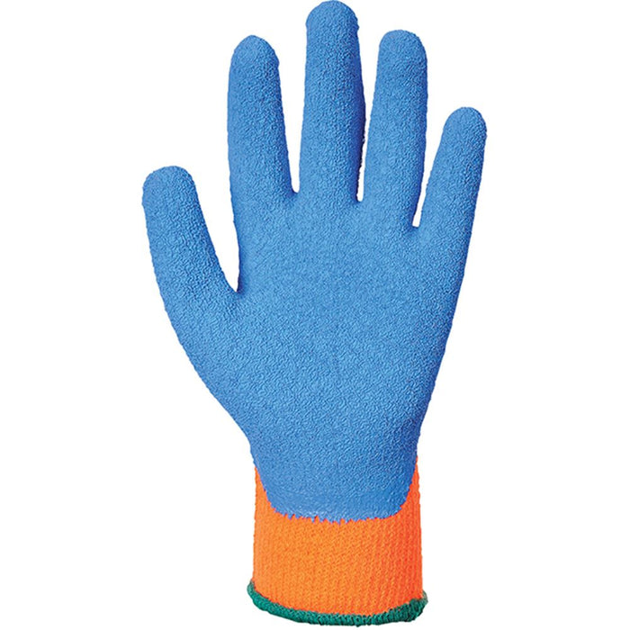 Portwest A145 Thermal Cold Grip Gloves with Crinkle Latex Palm Coating - 7g