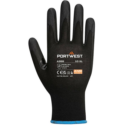 Portwest A355 Touchscreen Glove with Nitrile Foam Coating - 15g Multipack (Pack 12)