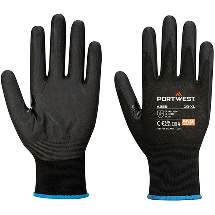 Portwest A355 Touchscreen Glove with Nitrile Foam Coating - 15g Multipack (Pack 12)