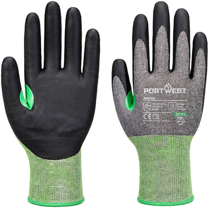 Portwest A636 CS Cut C Nitrile Glove with Nitrile Foam Coating - 18g