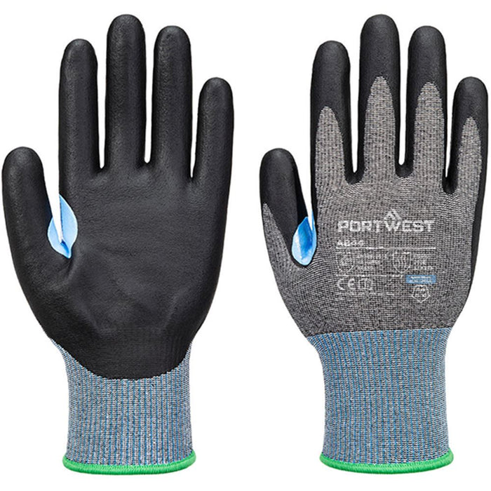 Portwest A644 CS Cut D Nitrile Glove with Nitrile Foam Coating - 15g