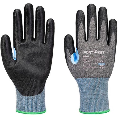 Portwest A647 CS Cut D PU Glove with Smooth PU Coating - 15g
