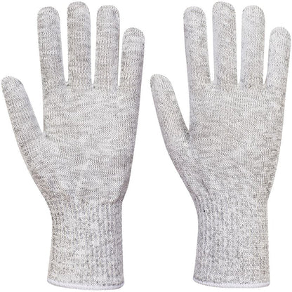 Portwest A657 AHR 10 Cut F Food Glove Liner - 10g (Single Glove)