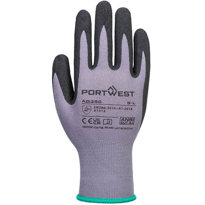 Portwest AB350 Dermiflex Ultra Glove with Sandy Nitrile Coating 15g MultiSave (Pack 12)