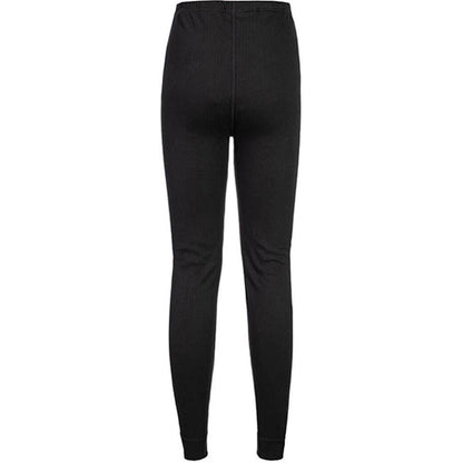 Portwest B125 Women's Black Polycotton Thermal Baselayer Legging