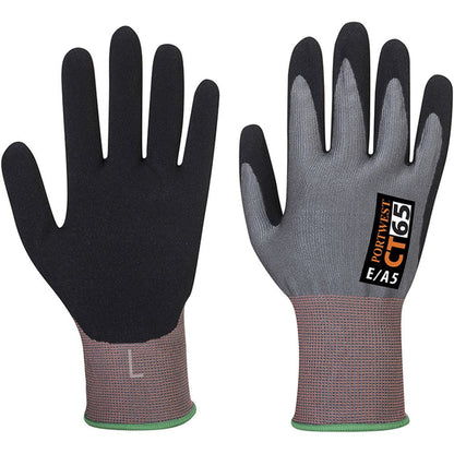 Portwest CT65 Cut E Nitrile Cut Gloves with Nitrile Foam Palm - 15g