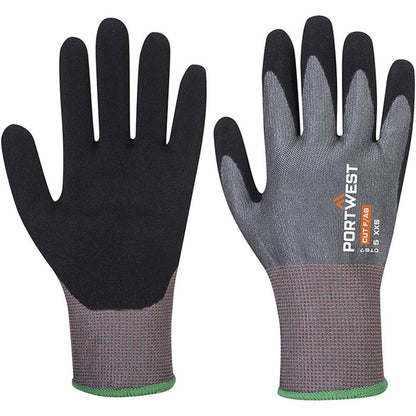 Portwest CT67 Cut F Nitrile Cut Gloves with Nitrile Foam Palm - 13 gauge