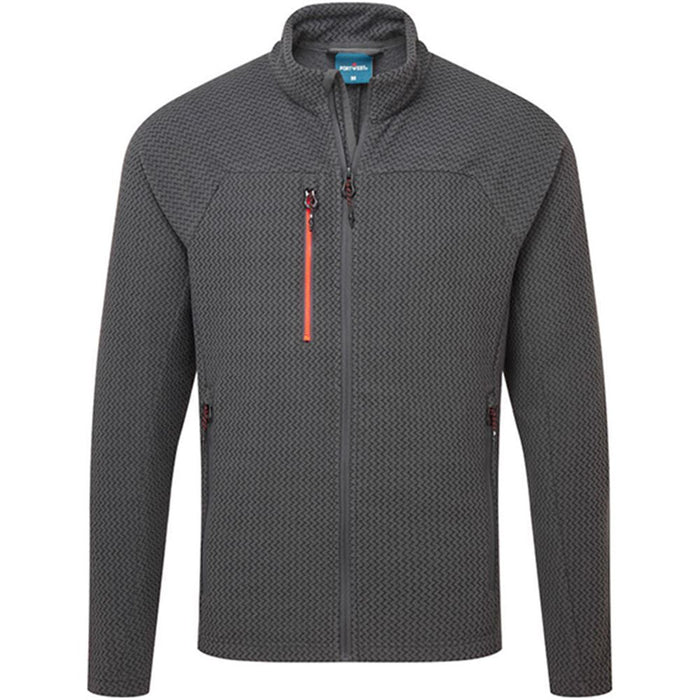 Portwest EV480 EV4 Full Zip Textured Fleece Jacket 215g