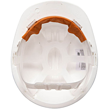 Portwest PS61 Lightweight Work Safety Helmet - Unvented Slip Ratchet Regular Peak