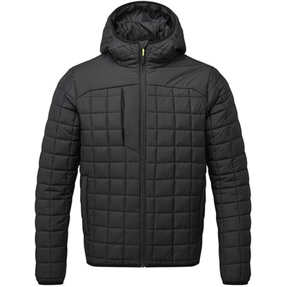 Portwest PW329 PW3 Black Lined Padded Square Baffle Jacket