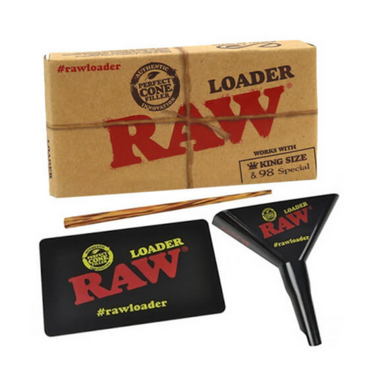 RAW Cone Loader for Pre-Rolled Cones – Assorted sizes for easy and efficient cone filling without mess.