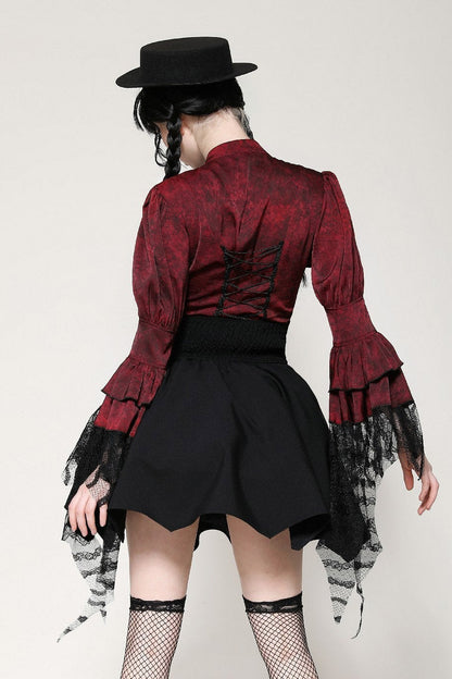 Bloody Valentine Ruffled Blouse