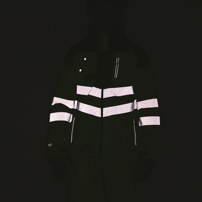 Regatta TRA340 Tactical Yellow Hi Vis Waterproof Fleece Lined Parka Jacket