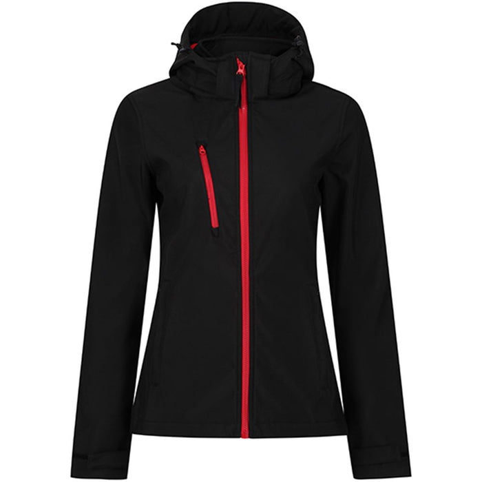 Regatta TRA702 Venturer Women's 3-Layer Breathable Hooded Softshell Jacket (3L)