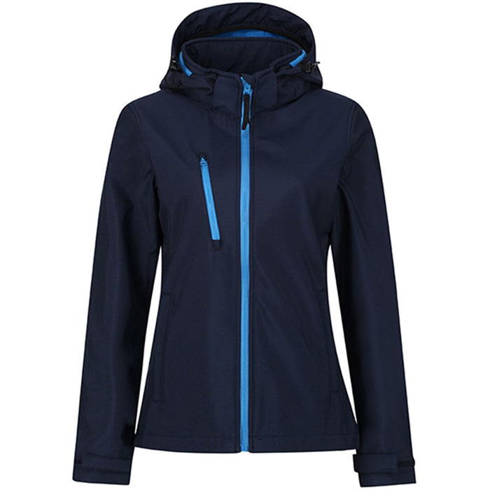 Regatta TRA702 Venturer Women's 3-Layer Breathable Hooded Softshell Jacket (3L)