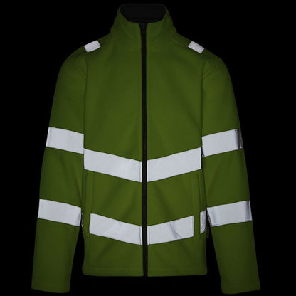 Regatta TRF648 Pro Contract Thor Yellow Hi Vis Fleece Jacket