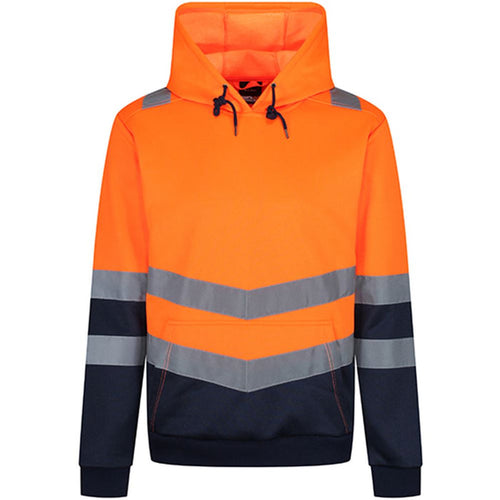 Regatta TRF663 Pro Orange/Navy Two Tone Hi Vis Hoodie