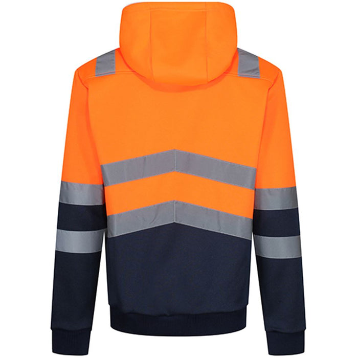 Regatta TRF663 Pro Orange/Navy Two Tone Hi Vis Hoodie