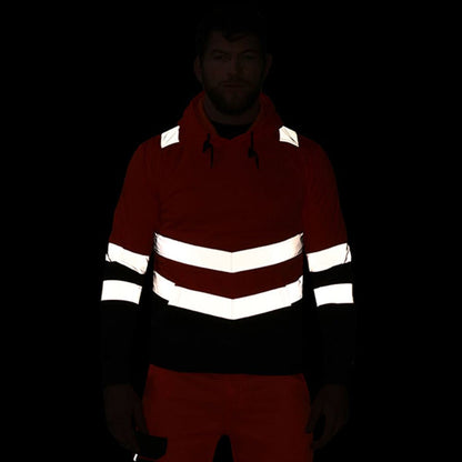 Regatta TRF663 Pro Orange/Navy Two Tone Hi Vis Hoodie