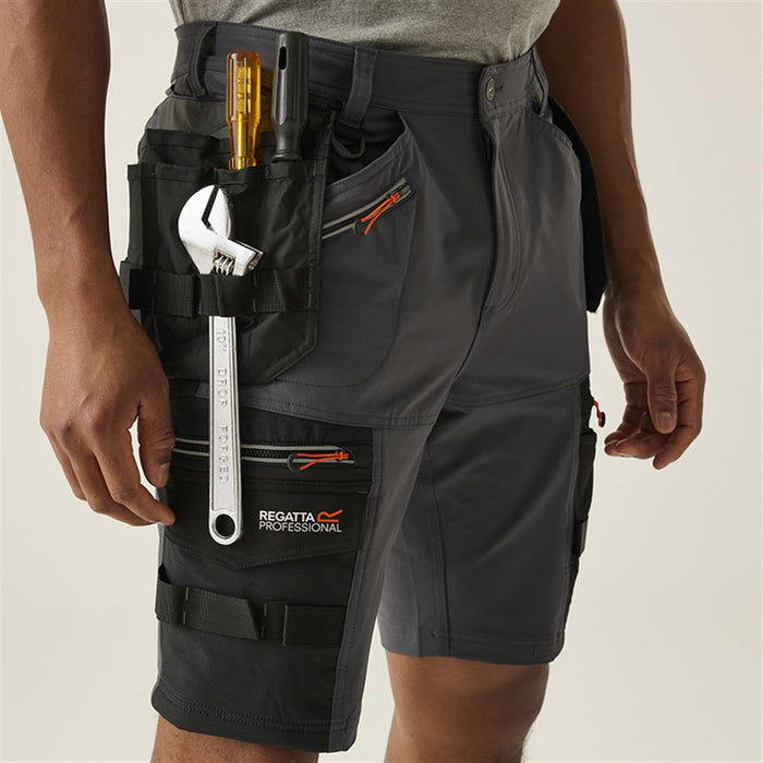 Regatta TRJ494  Infiltrate Stretch Holster Work Shorts 190g