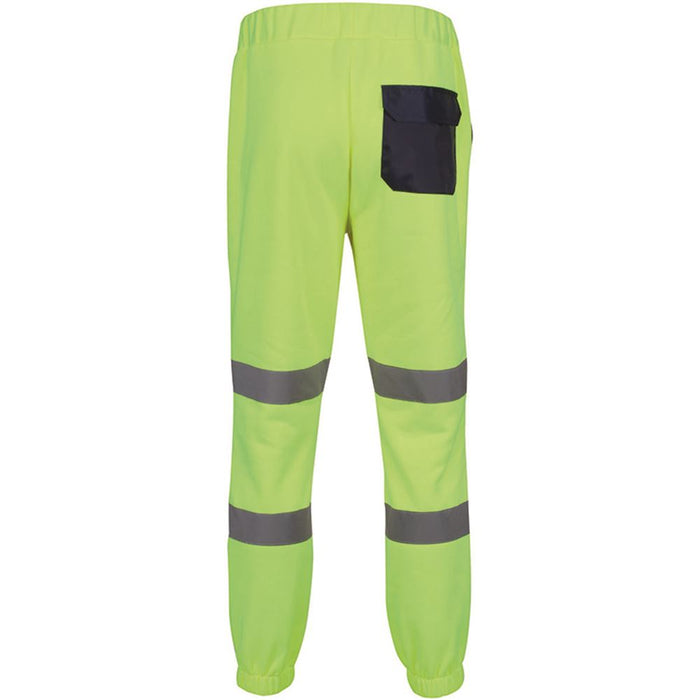 Regatta TRJ503 Pro Yellow/Navy Two Tone Hi Vis Jogging Bottoms