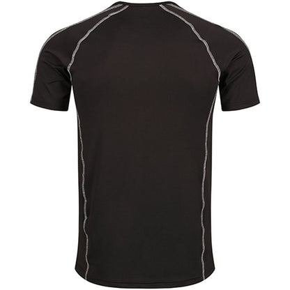 Regatta TRS227 Pro Black Short Sleeve Base Layer Top 180g