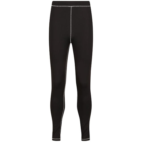 Regatta TRS229 Pro Black Base Layer Leggings 180g