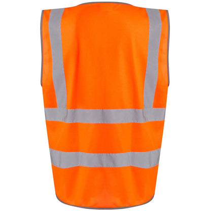 Regatta TRS251 Pro Orange Zipped Hi Vis Executive Vest
