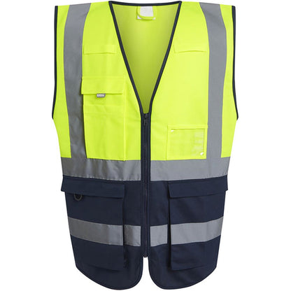 Regatta TRS251 Pro Two Tone Zipped Hi Vis Executive Vest