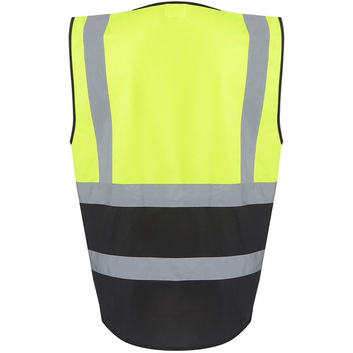 Regatta TRS251 Pro Two Tone Zipped Hi Vis Executive Vest